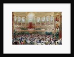 Dinner in the Salle des Spectacles at Versailles, 1854 by Eugene-Louis Lami