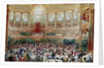 Dinner in the Salle des Spectacles at Versailles, 1854 by Eugene-Louis Lami