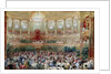 Dinner in the Salle des Spectacles at Versailles, 1854 by Eugene-Louis Lami