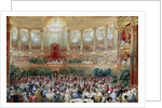 Dinner in the Salle des Spectacles at Versailles, 1854 by Eugene-Louis Lami