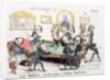 Une Partie de Billard au Cercle Imperial, caricature of Second Empire society, issue 33 of 'Actualites', 1870 by French School