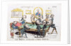 Une Partie de Billard au Cercle Imperial, caricature of Second Empire society, issue 33 of 'Actualites', 1870 by French School