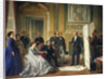 Louis Visconti Presenting the New Plans for the Louvre to Napoleon III 1853 by Jean Baptiste Ange Tissier