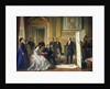 Louis Visconti Presenting the New Plans for the Louvre to Napoleon III 1853 by Jean Baptiste Ange Tissier