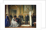 Louis Visconti Presenting the New Plans for the Louvre to Napoleon III 1853 by Jean Baptiste Ange Tissier