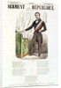 Illustrated lyric sheet for 'Serment a la Republique', c.1848-52 by French School