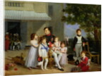 Portrait of Napoleon Bonaparte with his Nephews and Nieces on the Terrace at Saint-Cloud, 1810 by Louis Ducis