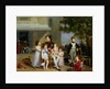Portrait of Napoleon Bonaparte with his Nephews and Nieces on the Terrace at Saint-Cloud, 1810 by Louis Ducis