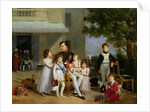 Portrait of Napoleon Bonaparte with his Nephews and Nieces on the Terrace at Saint-Cloud, 1810 by Louis Ducis