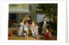 Portrait of Napoleon Bonaparte with his Nephews and Nieces on the Terrace at Saint-Cloud, 1810 by Louis Ducis