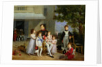 Portrait of Napoleon Bonaparte with his Nephews and Nieces on the Terrace at Saint-Cloud, 1810 by Louis Ducis