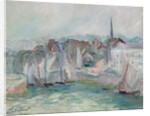 Boats in the Port of Honfleur, 1917 by Claude Monet