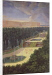 The Groves of Versailles, Perspective View of the Three Fountains with Cherubs Raking and Watering, 1688 by Jean the Younger Cotelle