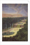 The Groves of Versailles, Perspective View of the Three Fountains with Cherubs Raking and Watering, 1688 by Jean the Younger Cotelle