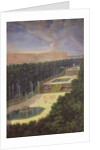 The Groves of Versailles, Perspective View of the Three Fountains with Cherubs Raking and Watering, 1688 by Jean the Younger Cotelle