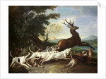 The Deer Hunt, 1718 by Alexandre-Francois Desportes