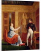 Marie Louise of Habsbourg Lorraine Painting a Portrait of Napoleon I by Alexandre Menjaud