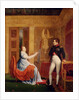 Marie Louise of Habsbourg Lorraine Painting a Portrait of Napoleon I by Alexandre Menjaud