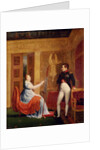 Marie Louise of Habsbourg Lorraine Painting a Portrait of Napoleon I by Alexandre Menjaud