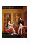 Marie Louise of Habsbourg Lorraine Painting a Portrait of Napoleon I by Alexandre Menjaud