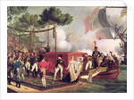 Napoleon I and Marie Louise Disembarking at Antwerp, 1810 by Louis Philippe Crepin