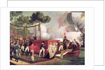 Napoleon I and Marie Louise Disembarking at Antwerp, 1810 by Louis Philippe Crepin
