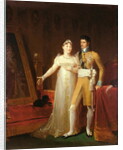 Portrait of Jerome Bonaparte and his wife Catherine of Wurtemberg by Francois Pascal Simon Baron Gerard