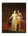 Portrait of Jerome Bonaparte and his wife Catherine of Wurtemberg by Francois Pascal Simon Baron Gerard