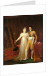 Portrait of Jerome Bonaparte and his wife Catherine of Wurtemberg by Francois Pascal Simon Baron Gerard
