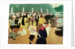 The Luxembourg Gardens, 1895 by Felix Edouard Vallotton