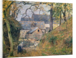 A Farm at Montfoucault, 1894 by Camille Pissarro