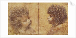 Study of a child's head by Leonardo da Vinci