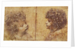 Study of a child's head by Leonardo da Vinci