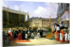 Inauguration of a Monument in Memory of Louis XVI by Charles X by Joseph Beaume