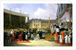 Inauguration of a Monument in Memory of Louis XVI by Charles X by Joseph Beaume