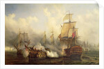 The Redoutable at Trafalgar, 21st October 1805 by Auguste Etienne Francois Mayer