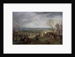 The Siege of Valenciennes, 1677 by Adam Frans van der Meulen