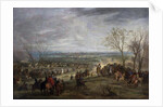 The Siege of Valenciennes, 1677 by Adam Frans van der Meulen
