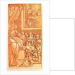 Emperor Henri IV at the feet of Pope Gregory VII by Federico Zuccari or Zuccaro