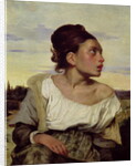 Young Orphan in the Cemetery, 1824 by Ferdinand Victor Eugene Delacroix