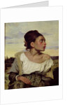 Young Orphan in the Cemetery, 1824 by Ferdinand Victor Eugene Delacroix