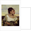 Young Orphan in the Cemetery, 1824 by Ferdinand Victor Eugene Delacroix