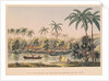 Village of Matavae, Tahiti, 19th century by French School