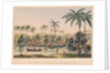 Village of Matavae, Tahiti, 19th century by French School