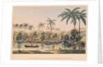 Village of Matavae, Tahiti, 19th century by French School