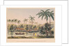 Village of Matavae, Tahiti, 19th century by French School