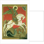 Icon of St. George and the Dragon by Novgorod School