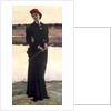Portrait of Olga Nesterova or, Woman in a Riding Habit, 1906 by Mikhail Vasilievich Nesterov