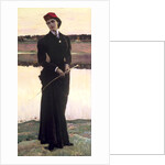 Portrait of Olga Nesterova or, Woman in a Riding Habit, 1906 by Mikhail Vasilievich Nesterov