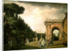 The Gardens of the Villa Ludovisi, Rome, 1749 by Claude Joseph Vernet